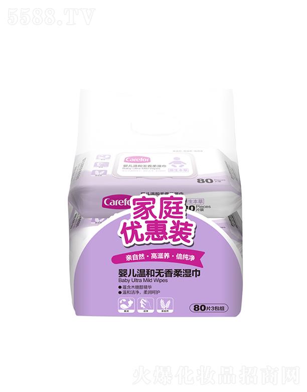 ��ɽ���o����Ʒ���޹�˾��Carefor�냺�غ͟o������ 80Ƭx3�d�ᝍ���غ��H�w