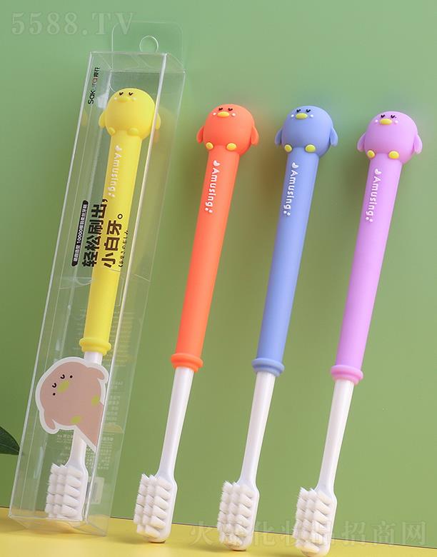 櫻花萌趣小鳥卡通牙刷